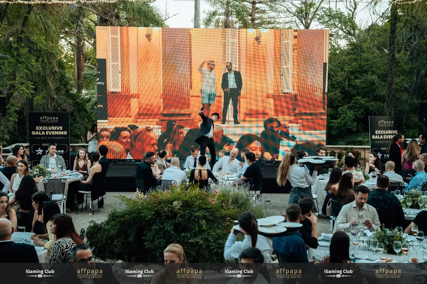 Ian Preston hosting a corporate event in Marbella