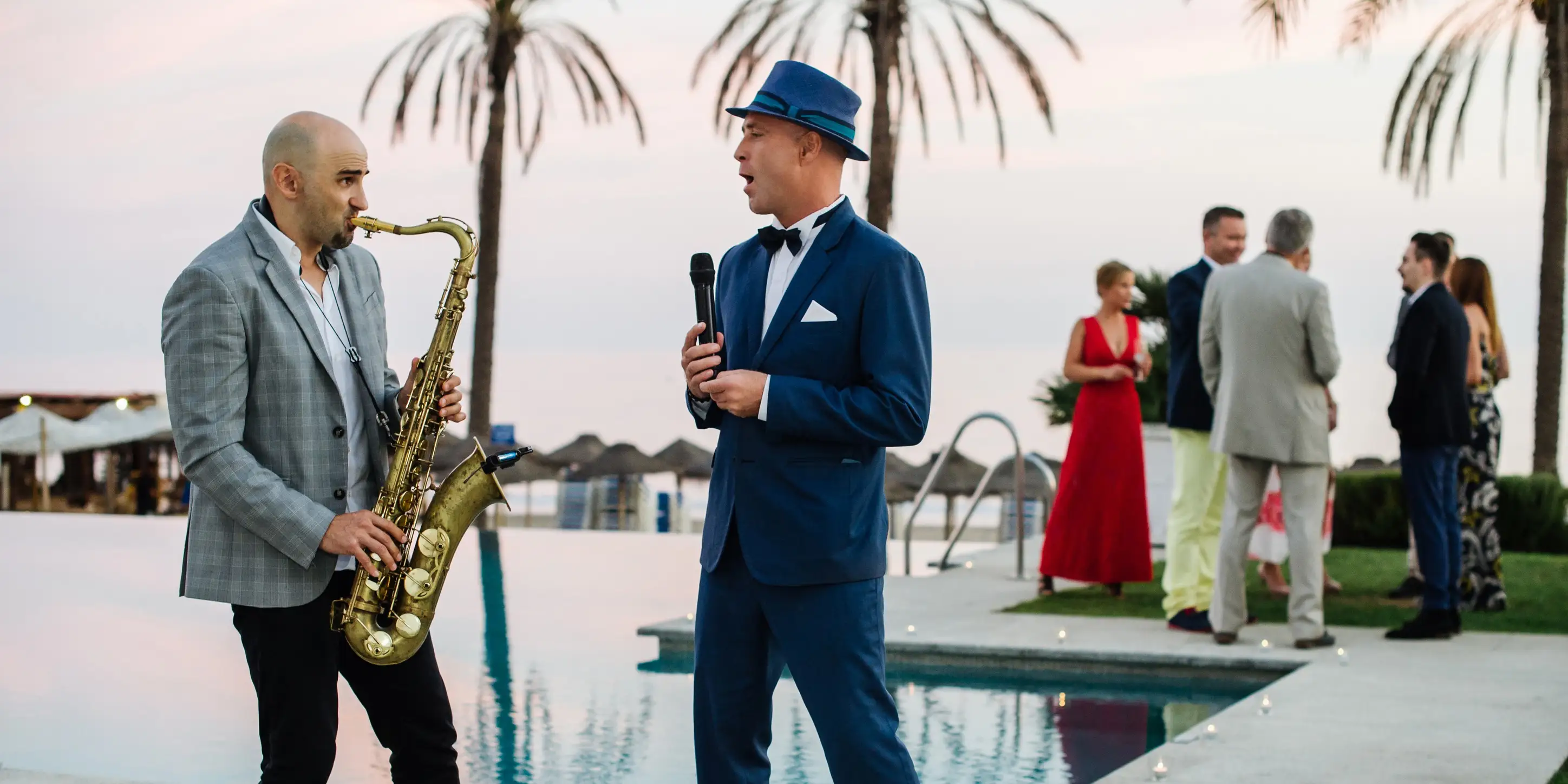 International destination wedding celebration on the Costa del Sol